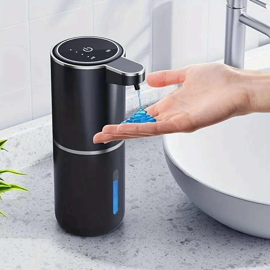 Hộp Đựng Xà Phòng Treo Tường, Không Tiếp Xúc, Dung Tích 380mL, Sạc USB, Cảm Biến Tự Động, Thích Hợp Để Trang Trí Halloween Và Giáng Sinh