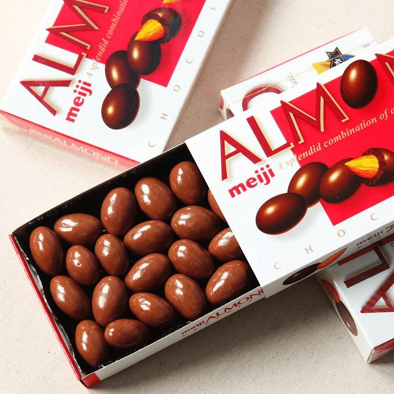 Socola Bọc Hạnh Nhân Meiji Almond, Chocolate Almond Nhật Bản 2