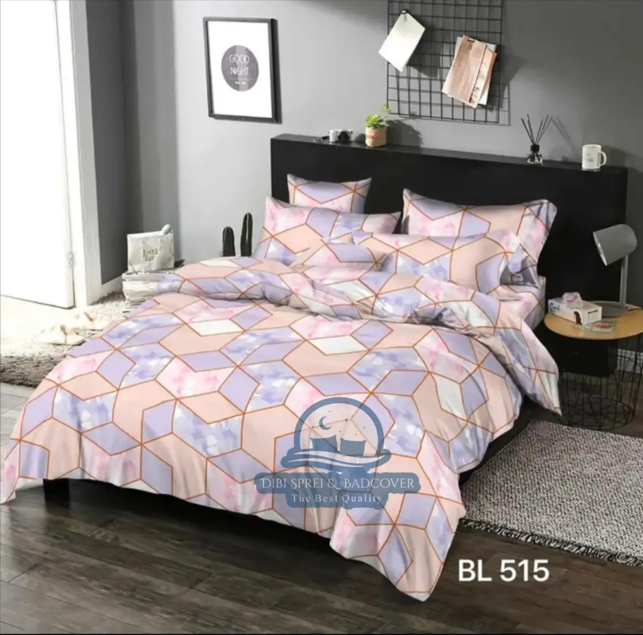 PROMO TERBATAS Sprei Aesthetic Motif Marble Pink Tosca Katun Halus Anti Luntur King Size 180 x 200 Seprei Terbaru Kekinian Bisa Dicuci