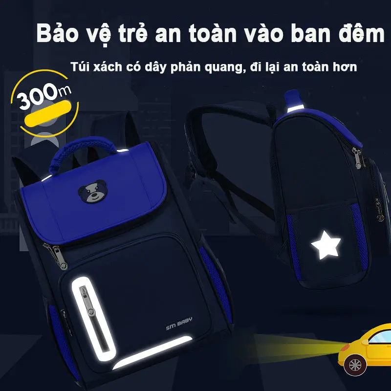 [COD] Giao hàng ba lô cho nam và nữ từ Thái Lan, học sinh tiểu học, trung học cơ sở, học sinh trung học, túi xách, túi xách 6