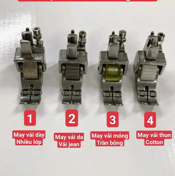 chân vịt chống nhăn 3 bánh xe