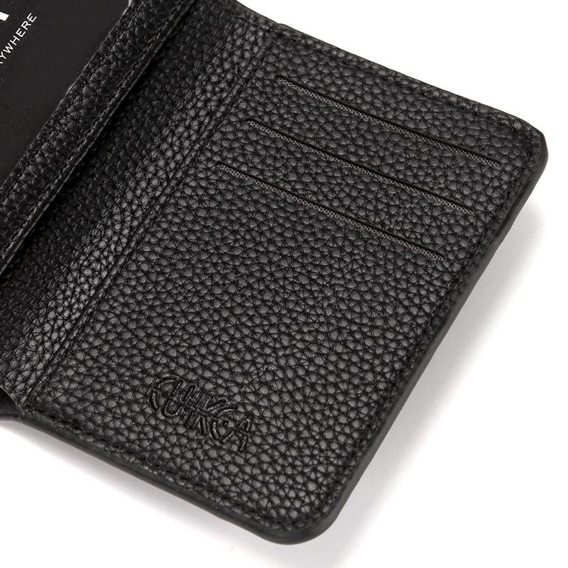 Product Introduction of Fashion Soft Men Wallet Pu Leather Lychee Pattern Mini Coin Purse Driver's License Card Holder 13