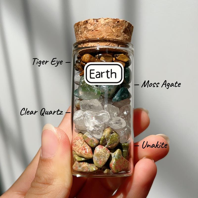 Crystal Jar For Elements - Lọ đá dành cho các nguyên tố Đất, Nước, Lửa, Khí 1