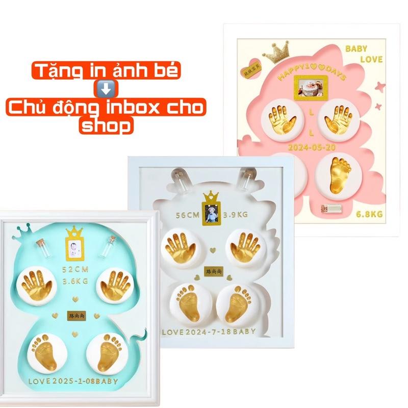 Bộ quà tặng Bộ in dấu chân tay cho bé yêu - lưu giữ khoảnh khắc đáng nhớ