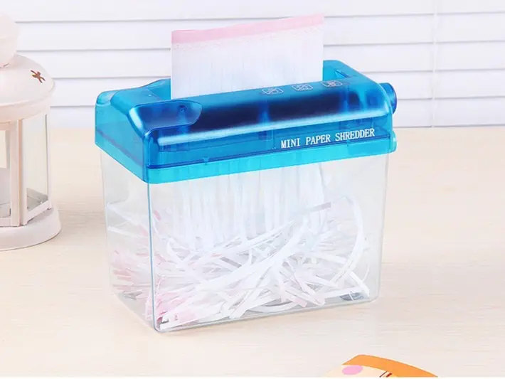 máy cắt giấy shredder hủy tệp văn phòng và tài liệu gia đình