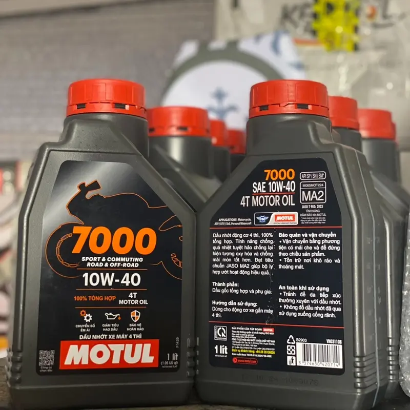 MOTUL 7000 xe số 10W-40 4T full tổng hợp Dầu Nhớt 2