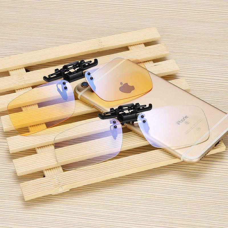 Kẹp kính cho nam và nữ, máy tính, kính tiện lợi, kẹp vuông cho xanh biển , kính chơi game nhẹ Women Kính Mắt 2