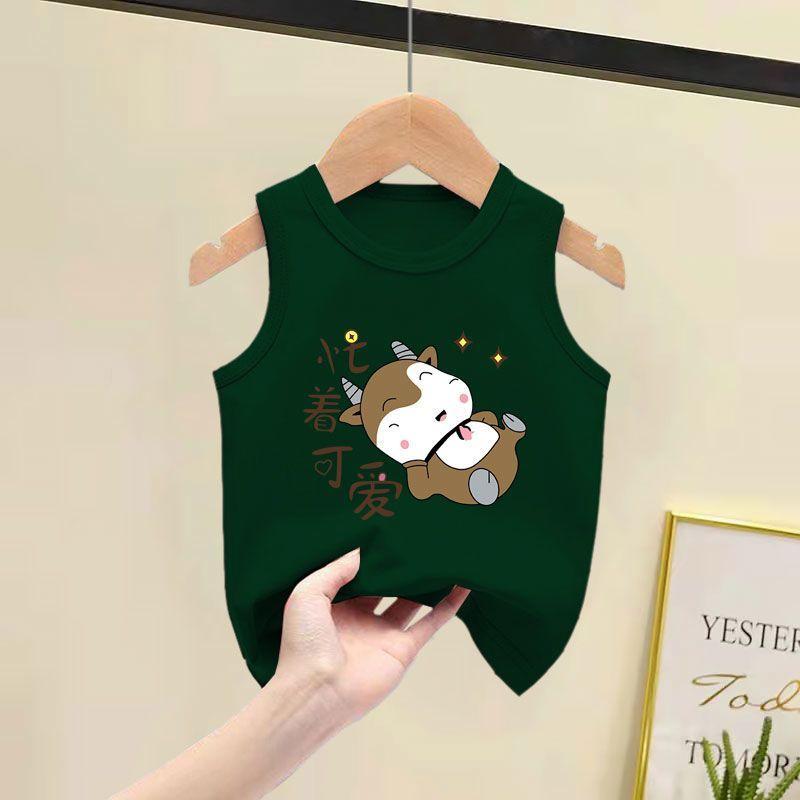 Áo Vest Bông 100%, Cho Trẻ Em, Phong Cách Phương Tây, Không Tay, Mỏng, Thích Hợp Cho Bé Trai Và Bé Gái, Áo Cho Em Bé, Thời Trang, Quần Áo Mùa Hè, Hàng Mới Về, 2025 5