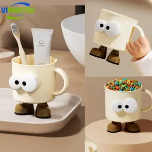 Gelas Tempat Sikat Gigi Mouthwash Cup Bathroom Mouth Rinse Cup Kartun Lucu/Gelas Sikat Gigi Mouthwash Cup