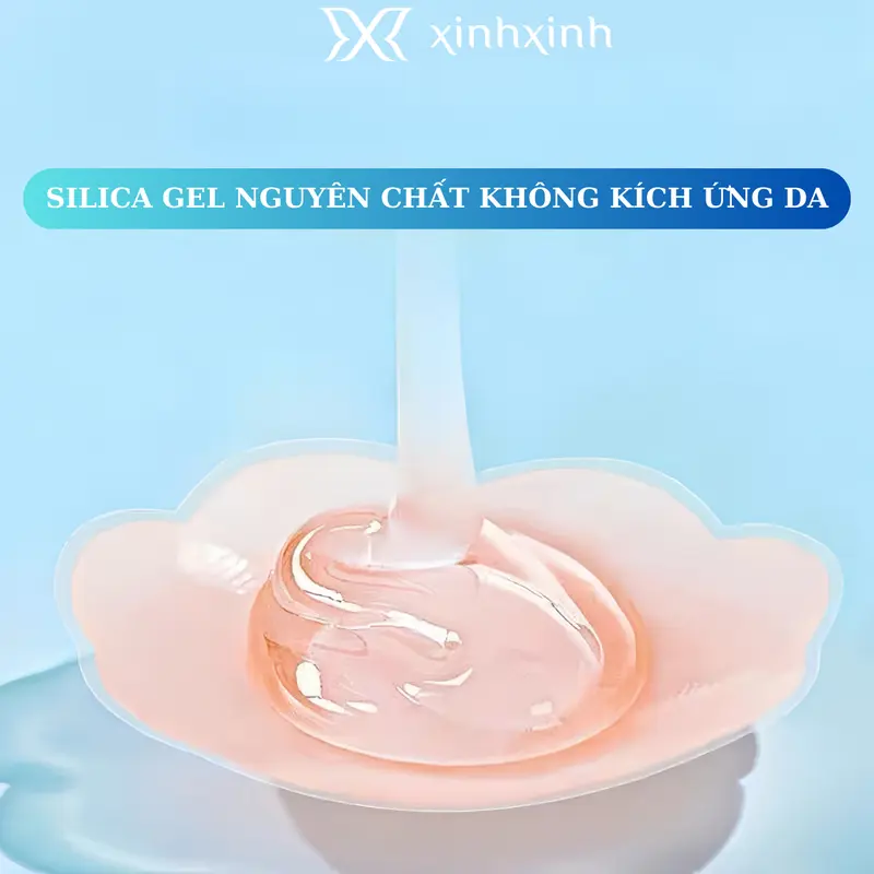 Hộp Miếng Dán Nhũ Hoa Silicon Tàng Hình Không Thấm Nước 6