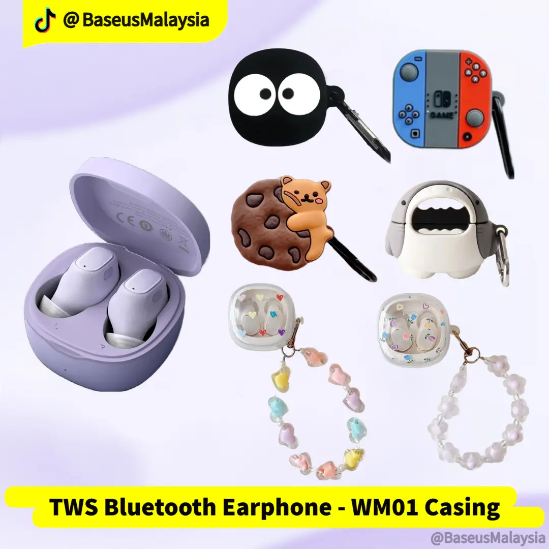Baseus Malaysia WM01 Wireless Bluetooth Earphones WM01 - CASING ONLY