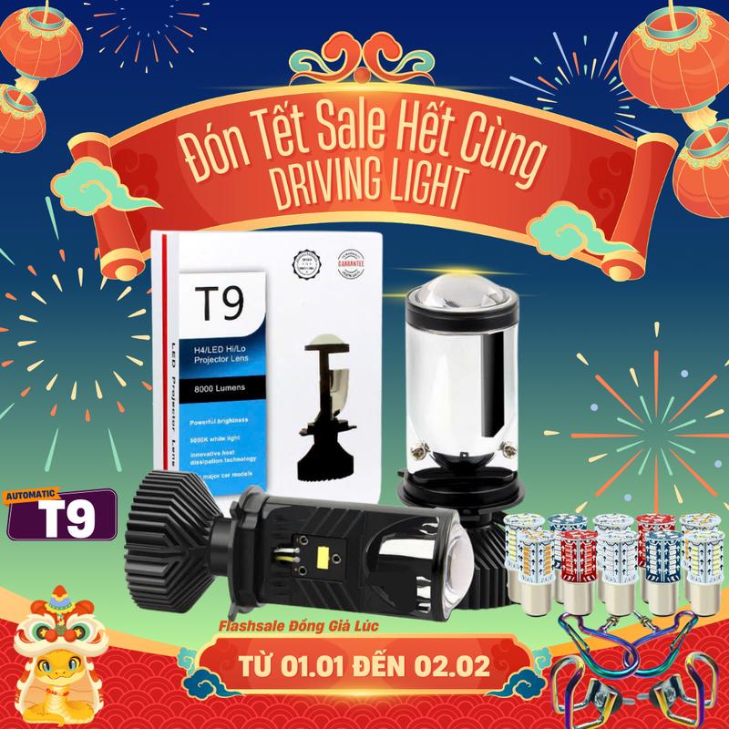 (GIÁ LẺ 1 BÓNG) Bóng Đèn Pha Bi Cầu Mini T9 MT - Cắt Sáng Chống Chói Nét H4 Lắp Đặt Như Zin Cho Ô tô - Xe Máy,led,dochoixemay,vn,TITAN DRiViNG LiGHT (Tặng Móc Titan Khóa Cài + Hậu Audi VIP) - Phụ Tùng den phasieusang