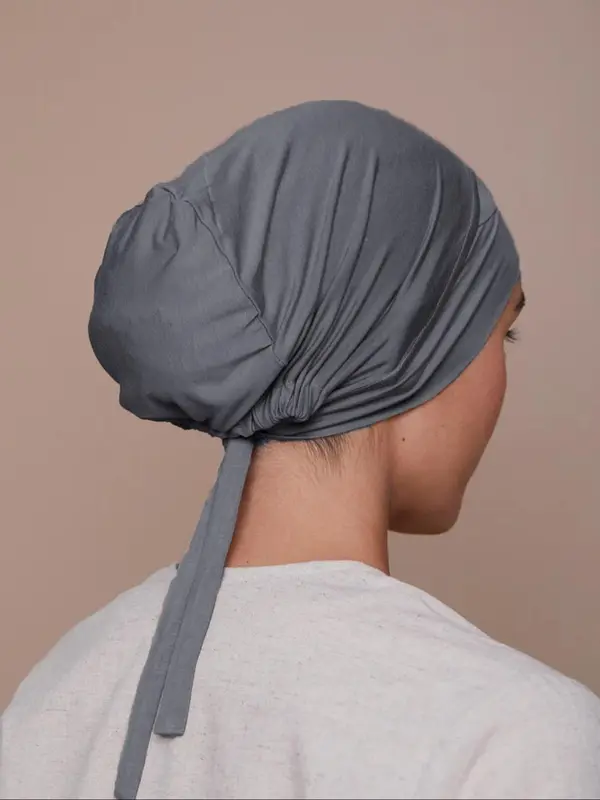 Women's Solid Color Underscarve, Breathable Comfortable Hijab for Daily Wear, Modesty Fashionable Hijab for Women, Muslim Hijab 5