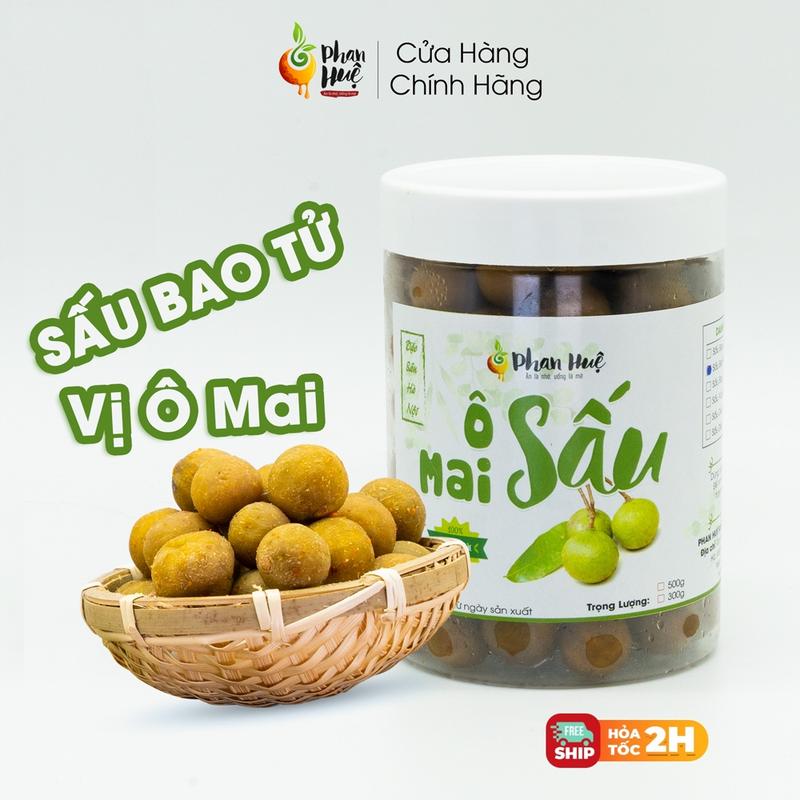 Ô mai sấu bao tử giòn vị ô mai Phan Huệ 100g 300g 500g. Sấu bao tử miền bắc chọn lọc. Vị giòn chua mặn ngọt cay Đặc sản Hà Nội Snack Food