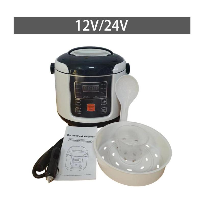 Rice Cooker for Car Mini Portable Keep Warm with Steaming Tray ...