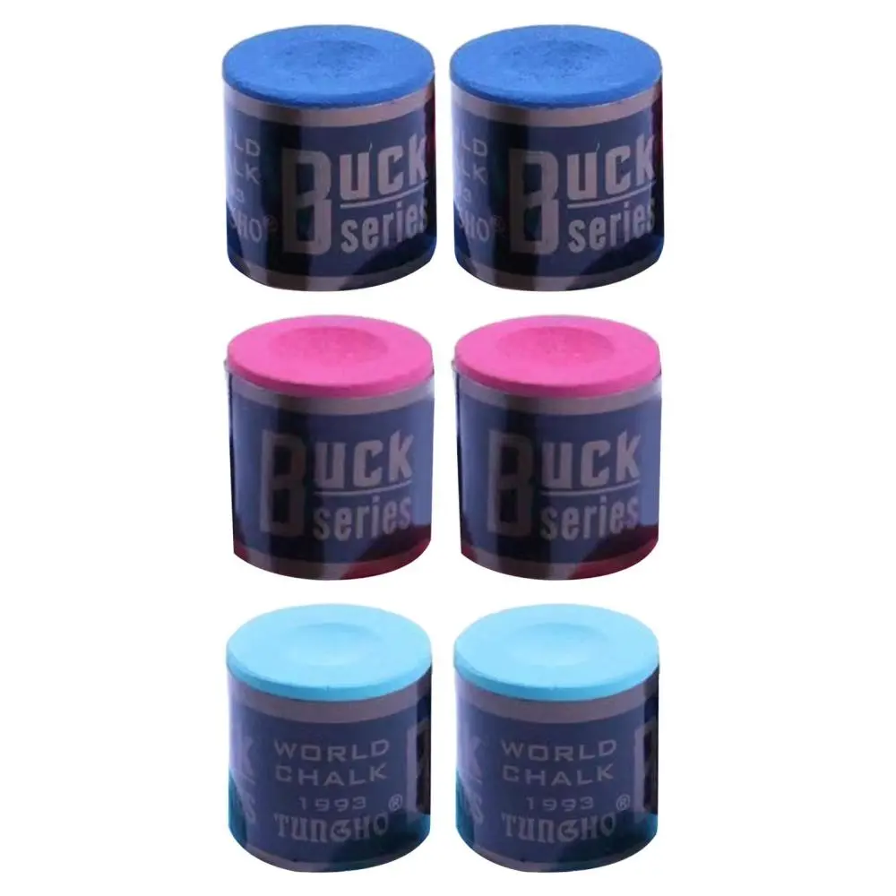 2Pcs Pool Cue Chalk Lightweight Supplies Billiard Chalks Pool Billiards Accessories for Tournament Outdoor Bars Sports Party
