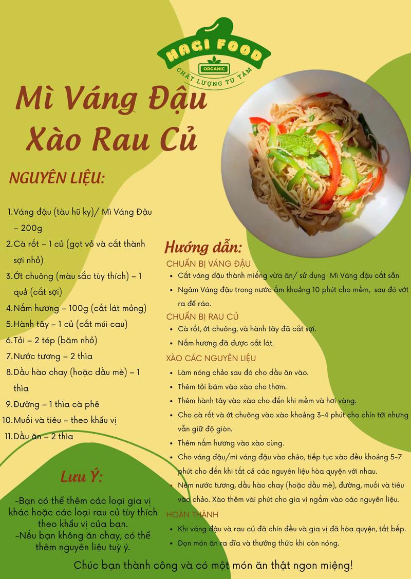 Product Introduction of Mì váng đậu HAGI FOOD - Đặc sản Hà Giang - Không sử dụng chất bảo quản, không chứa hàn the 8