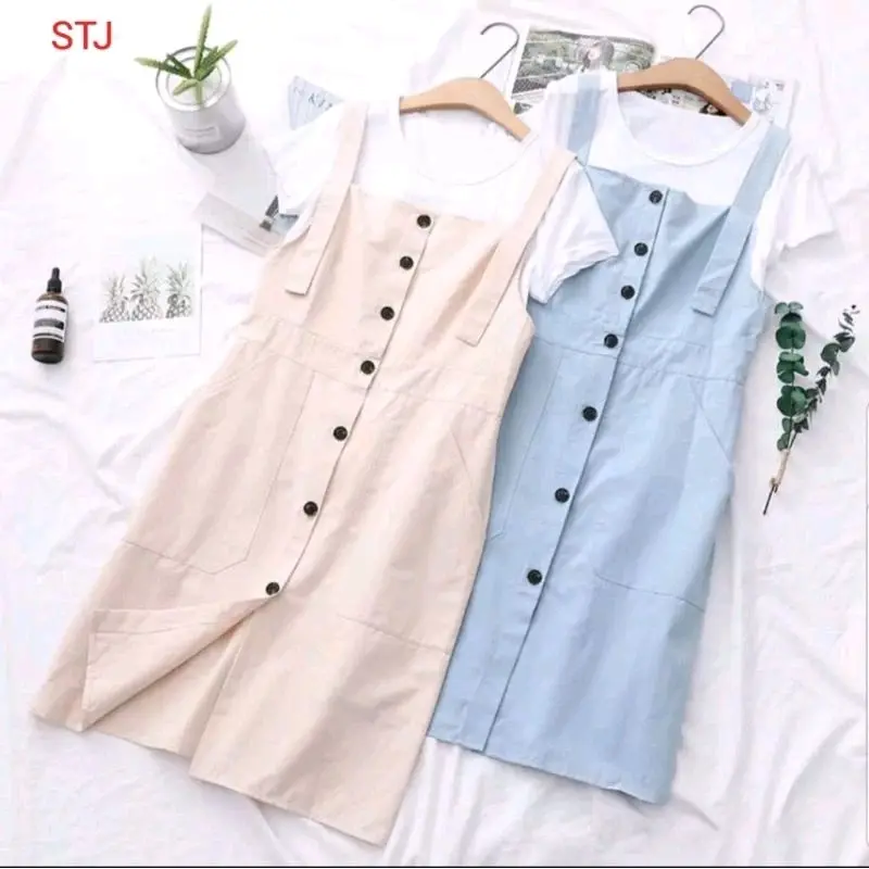 OVERAL JESLIN NO INER(INER DIJUAL TERPISAH/OVERAL JESLIN POLOS BAHAN TWISCONE Katun 3