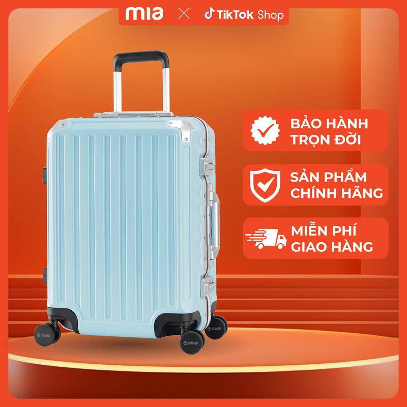 [ VALI DOANH NHÂN ]Vali Pisani URI BR10 3 size 20/24/28 Vali kéo du lịch Chất liệu nhựa PC cao cấp, bất chấp mọi va đập, Khoá khung nhôm cao cấp tránh cậy rạch, có thể ngồi lên 80-100kg, Khoá số TSA chuẩn HOA KỲ - Vali MIA MIỄN PHÍ BẢO HÀNH TRỌN ĐỜI.