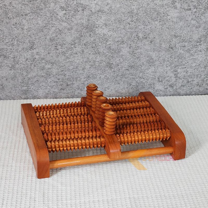 Bàn lăn chân gỗ Massage 6 hàng TRẦN ĐÌNH ( 31 x 24 x 10 cm) 4