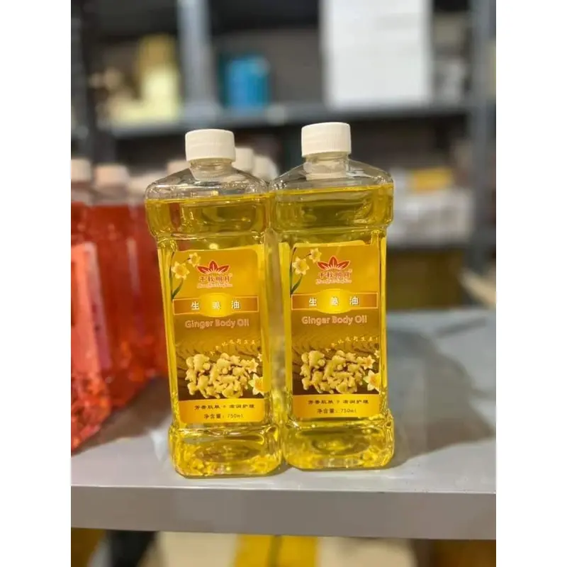 Tinh Dầu Massage Body Dầu Gừng, Sả Chanh, Ngải Cứu, Lavender, Hoa Hồng, Oliu Dung Tích 500ML, 750ML 3