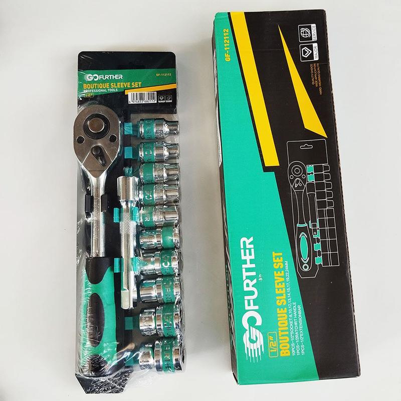 Bộ tuýp khẩu 12 chi tiết 1/2" Gofuther mở bu lông đa năng sửa chữa thiết bị máy móc 3