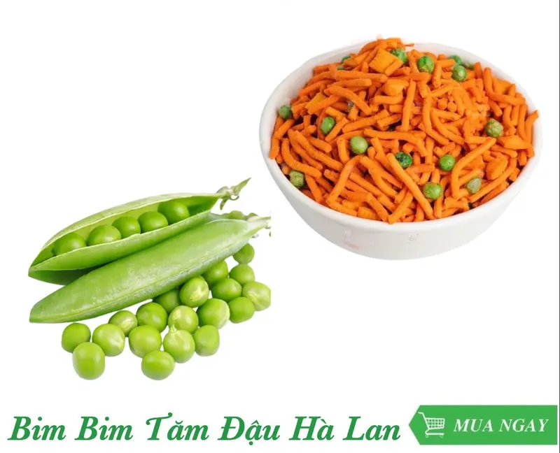 500g bim bim tăm que, đậu hà lan giòn thơm hấp dẫn, món ăn giúp trở về tuổi thơ Snack Ăn Vặt bim tam bimbim  que 1