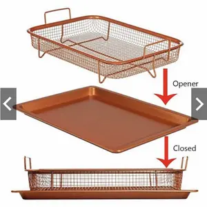BAKINDO Cooper Crisper Tray Fika / Oven Tray / Peniris Minyak / Cooling Rack / Baking Tray