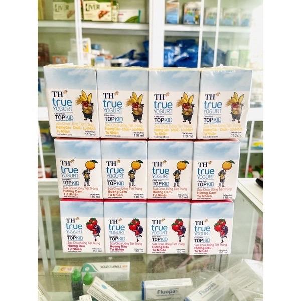 Lốc 4 Hộp Sữa TH True Yogurt 110ml Dâu Cam Chuối