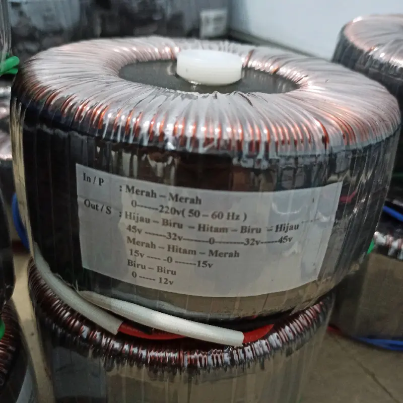 trafo toroid donat 10a ct45v - 32v murni tembaga 0