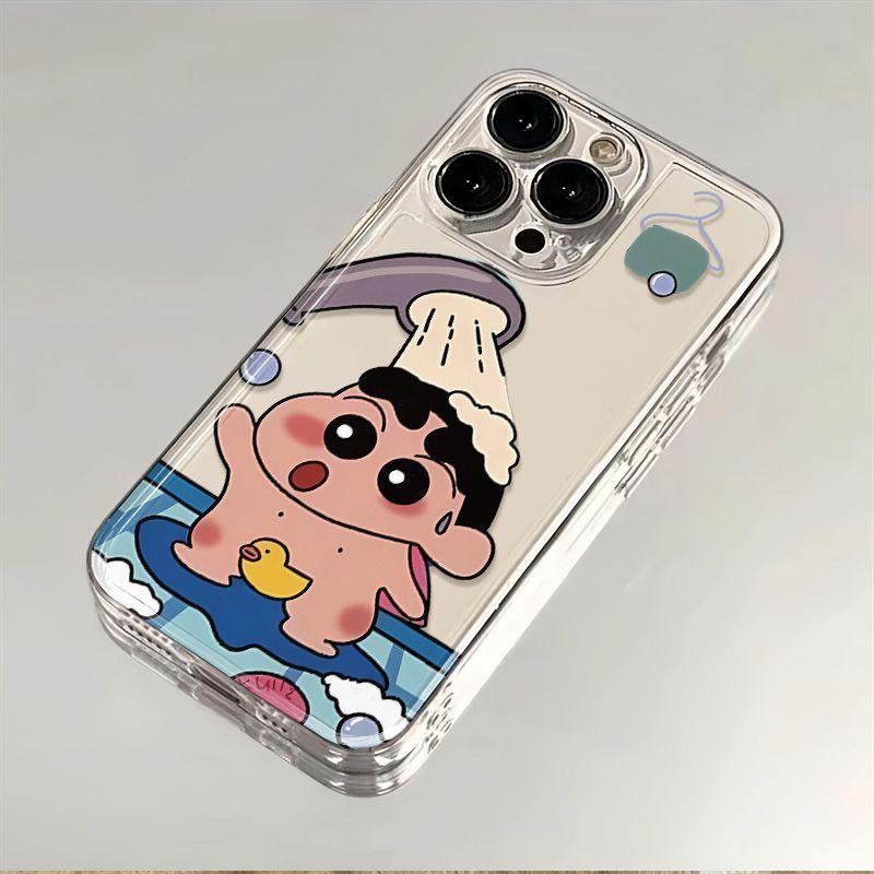 Product Introduction of Bath Xiaoxin Apple 15promax/14/13/12 Space Shell Personality Creative Fashion Iphonexs Phone Case Apple Phone Case Ultra-Thin Transparent Protective Skin Shell 1