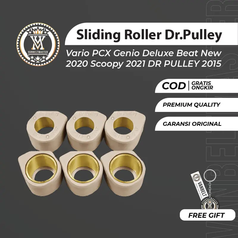 Sliding Roller Vario PCX Genio Deluxe Beat New 2020 Scoopy 2021 DR PULLEY 2015 BY VanbeltMaster 0