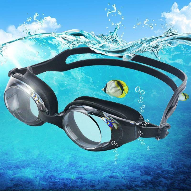 Kính Bơi, Dành Cho Người Lớn, Không Thấm Nước, Chống Sương Mù, Độ Cận Thị HD, Thích Hợp Cho Nam Và Nữ, Thiết Bị Chuyên Nghiệp, Dây Thừng, Bộ Mũ Bơi 2