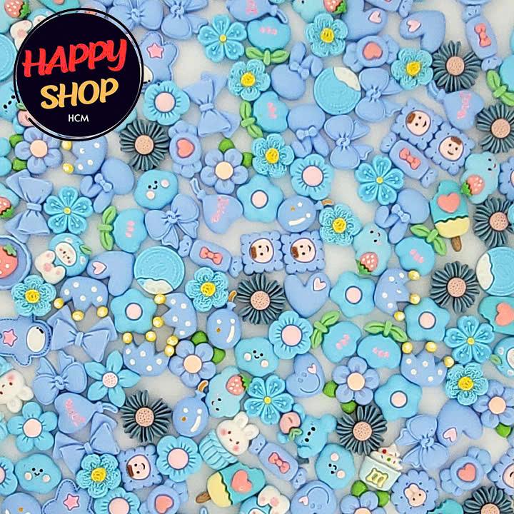 (Hàng tặng) Sticker , charm gắn dép mẫu ngẫu nhiên- HAPPY SHOP-HCM - Hàng chính hãng 2