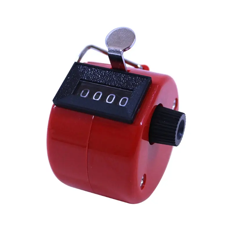 Portable Clicker Counter 4-Digit Number Counter for Palm Clicker Counter Mechani