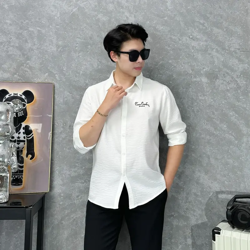 Sơ mi nam dài tay đũi vân mây-SBG, thời trang nam - Nữ, Women 3