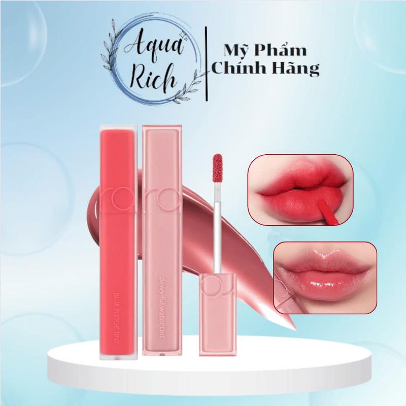 Son Kem Siêu Lì Romand Blur Fudge Tint - Dewyful Water Tint 01 - 02 - 03 - 07 - 08 - 11 - 16 sonkem son base 38 romand romand blur fudget int