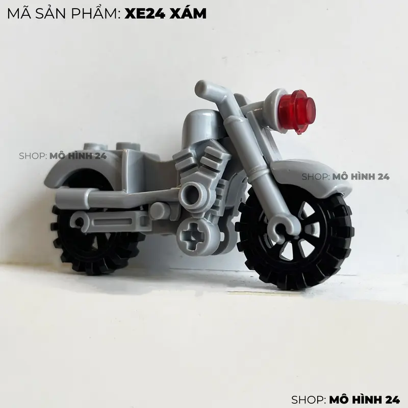 Mô hình đồ chơi xe máy minifigures minifigure xe24 cho nhân vật mini lắp ráp đồ chơi trí tuệ khối xây dựng SWAT quân sự 7
