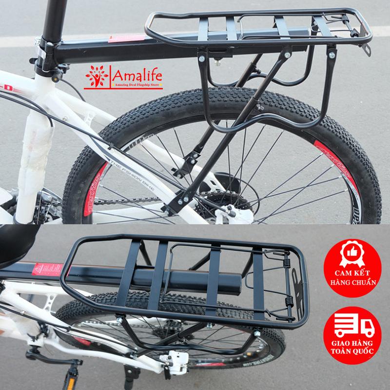 Gác Baga Xe Đạp Bắt Trục Yên Gác Ba Ga Gắn Thêm Phía Sau Xe Kệ Yên Sau Cốt Yên Cho Xe Đạp Địa Hình Leo Núi Ba Ga Xe Đạp Gác Baga Xe Đạp Khung Thép Cứng Chắc Chắn Chính Hãng Amalife