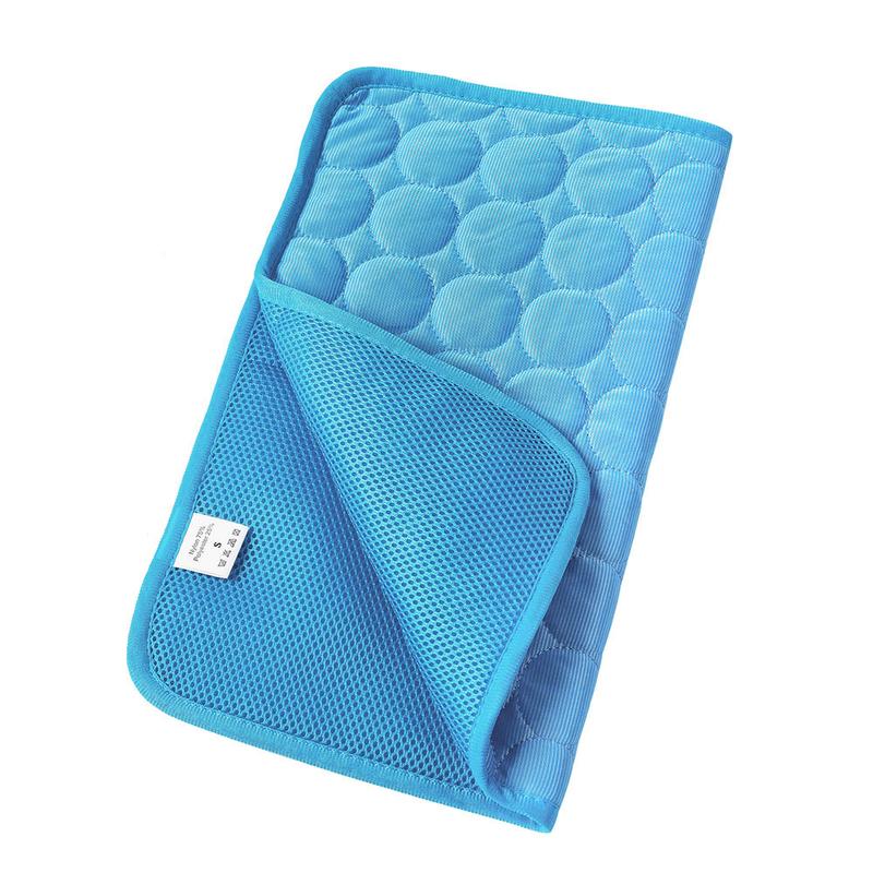 Pet Dog Mat Cooling Summer Pad Mat For Dogs Cat Blanket Sofa Breathable Dog Bed Summer Washable For Small Medium Large Dogs Car 2