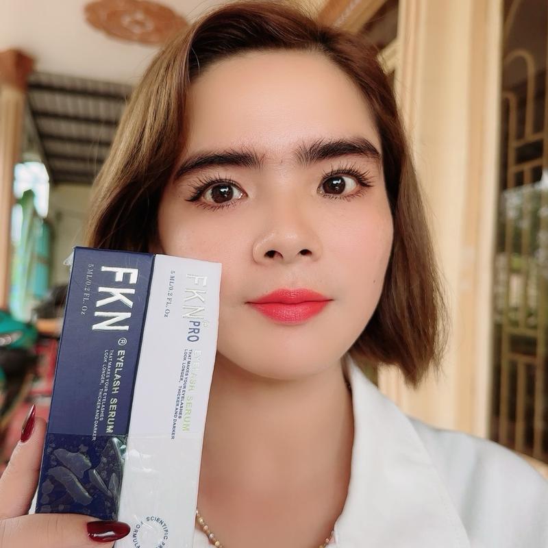 [COMBO DƯỠNG MI FKN] 2 Cây gồm MI ĐÊM VÀ MI NGÀY ,Dung Tích 5ml/cây,màu Trắng,xanh, serum dạng lỏng, Phù hợp mọi loại da.Kéo dài mi, Hỗ trợ mọc dày Đen rậm Sợi Mi.Hạn Sử dụng 36 tháng. Mascara Women Nữ Cosmetic Mỹ Phẩm 4