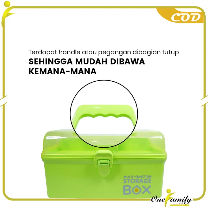 COD OFM C831 Kotak Mainan Perkakas Box Organizer Storage Penyimpanan Multifungsi Dengan Tutup 6