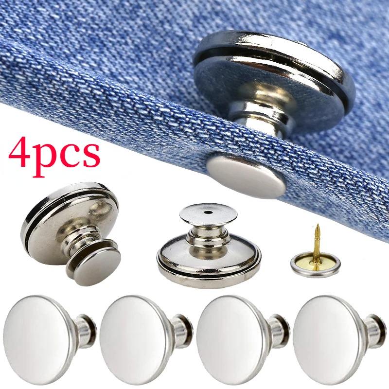 Pin Butang Jeans, 4pcs / pek, Boleh Laras dan Boleh Ditanggalkan ...