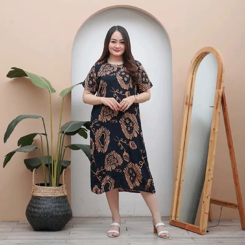 [ BISA PILIH MOTIF ] Daster Rayon Kekinian 100 Ribu Dapat 5 Pcs Paket Usaha Busui Kancing Depan 6