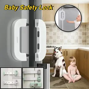 Kunci Pengaman Kulkas Baby Safety Lock Multifungsi Aman dan Andal untuk Pintu Lemari Es dan Laci Mudah Digunakan Tanpa Jejak