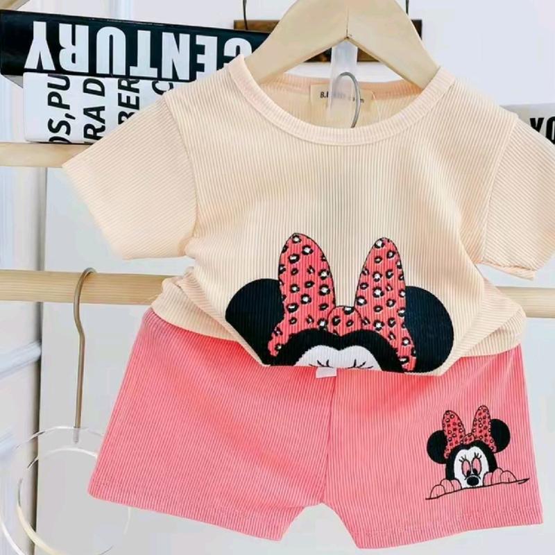 Combo 2 bộ quần áo cọc tay cho bé gái từ 6-16 kg 1