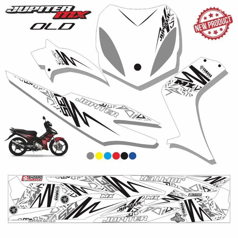 MOITIF TERBARU / STRIPING JUPITER MX LAMA / STIKER STRIPING VARIASI JUPITER MX OLD KARBU 4