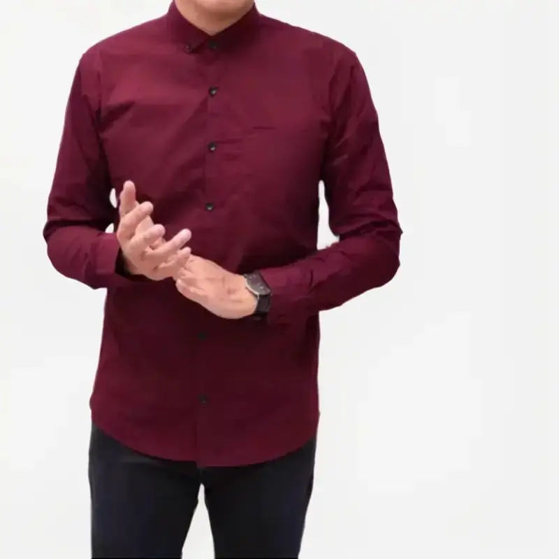 Kemeja Kantor Polos Panjang Pria dan Wanita Terlaris