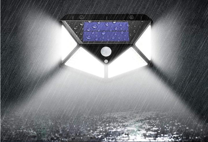 Product Introduction of Đèn năng lượng mặt trời 100 lED siêu sáng 3 chế độ không sử dụng điện đèn ngoài trời đèn cảm biến chuyển động đèn led 2