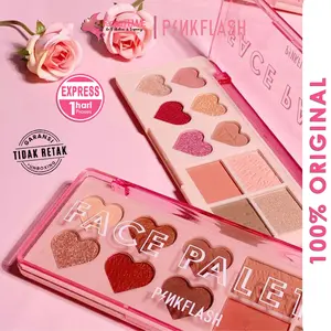 FEMME || #PFM02 - PINKFLASH OhMyLove 4 in 1 Multiple Face Palette Eyeshadow & Blush & Highlighter & Contour